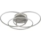 Globo Plafoniera LED, alluminio, argento, bianco neutro, P 45,6 cm