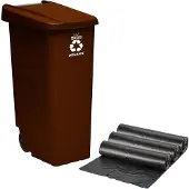 Wellhome Bidone Della Raccolta Differenziata 110l
