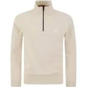 BOSS Felpa Con Mezza Zip Zetrust 10234591 Orange