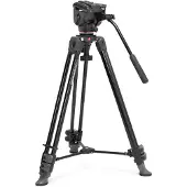 Manfrotto 500X & SISTEMA VIDEO IN ALLUMINIO A GAMBA DOPPIA