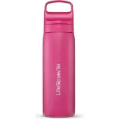 LifeStraw Go Stainless Steel Borraccia (500 ml, fuchsia)