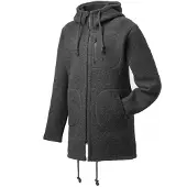 Mufflon Patrick Parka di lana Uomo (M, grigio/nero)