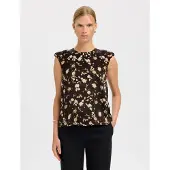 Selected Top Donne Marrone 38