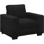 vidaXL Poltrona nera 100x77x82 cm Velluto