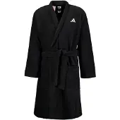 Adidas Accappatoio sportivo 'Bathrobe' nero / bianco