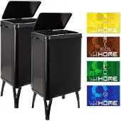 Wellhome Bidoni Della Spazzatura Intelligenti 40l 2 Unità