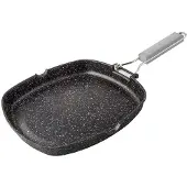Supreme Griglia In Pietra Manico Pieghevole Liscio 20 Cm