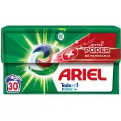 Ariel Capsule Di Detersivo + Smacchiatore Extra Potente 30 Unità