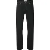 Selected Jeans Stretti In Fondo Uomini Nero 32