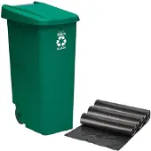Wellhome Bidone Della Raccolta Differenziata 110l