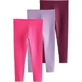 Next Leggings lavanda / rosa / rosso vino