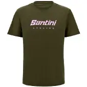 Santini Coloured Branded T-Shirt T-shirt (S, olivia)