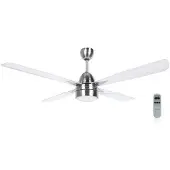 Orbegozo Soffitto Inox Con Luce E Ventilatore Con Telecomando