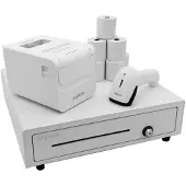 Approx Apppospack4180wh V2 + Stampante + Scanner Di Codici A Barre + Cassetto Portamonete