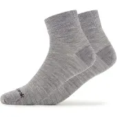 Heber Peak Merino SylvaHe. Quarter 2-Pack Calze casual (45-47, grigio)