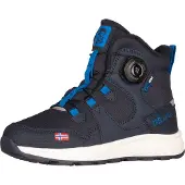 TROLLKIDS Kid's Bergen Winter Mid Cut Scarpe invernali Bambini (33, blu)