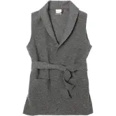 Engel Women's Vest Gilet in lana merino Donna (42/44, grigio)