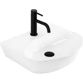 REA Lavabo Da Appoggio KIM 46 WhiteOvale