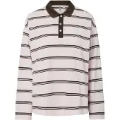 Pieces Polo A Maniche Lunghe | Rosa | M