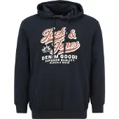 Jack & Jones Plus Size Felpa Con Cappuccio Con Logo