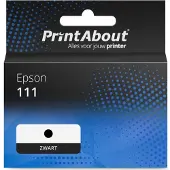 PrintAbout Cartuccia compatibile Epson 111 (C13T03M140) - Nero