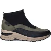 Rieker Boots 'Stiefel Damen N9362-54 Leder-Mix in schwarz' nero