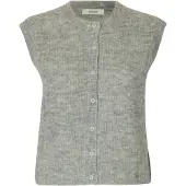 Selected Gilet A Maglia Donne Grigio L