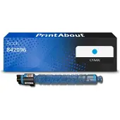 PrintAbout Toner compatibile Ricoh 842096 (MP C406) - Ciano