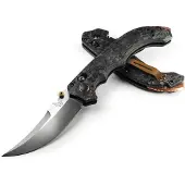 Benchmade Coltello pieghevole Mini Bedlam Stonewash, Carbon Fiber