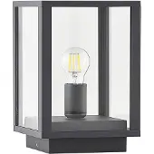 LINDBY Lampioncino Giavanna, 29 cm, antracite, IP44, E27