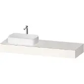 Duravit Console Collection One, 1600x550x170mm, avec découpe à gauche, QA4806084840000, QA4806084840000