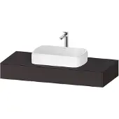 Duravit Collection One Console, 1200x550x170mm, avec découpe au centre, QA4802080800000, QA4802080800000