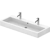 Duravit Vero lavabo, 1200x470mm avec trop-plein, 2 trous pour robinet, 0454120024, 0454120024