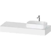 Duravit Console Collection One, 1400x550x170mm, avec découpe à droite, QA4804018180000, QA4804018180000