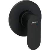 Hansgrohe Miscelatore doccia da incasso Rebris S, finitura opaca nera