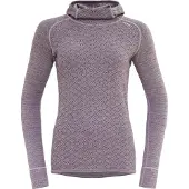 Devold Women's Kvitegga Hoodie Maglia merino Donna (XS, fuchsia)