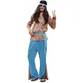 My Other Me Fun Company Costume Da Hippie Psichedelico