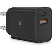 Ksix Caricabatterie Doppio Usb-a/usb-c 30w