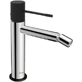 Sapho Miscelatore per bidet Solaria, cromo/nero opaco