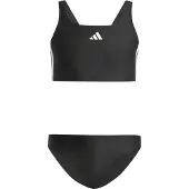 Adidas Kid's 3 Stripes Bold Bikini Bikini Bambini (128, nero)