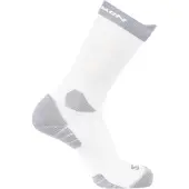 Salomon Aero Crew Calze da running (42-44, bianco)