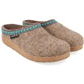 Haflinger Grizzly Franzl Pantofole (47, marrone/beige)