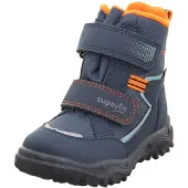 Superfit Boots da neve 'Husky' navy / blu chiaro / arancione