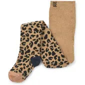 Liewood Collant 'Silva' beige scuro / nero