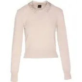 Pinko Polo in misto lana con strass