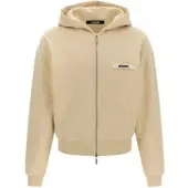 Jacquemus Felpa con cappuccio in cotone