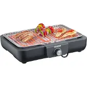 Severin Griglia da tavolo 8554 in acciaio inox
