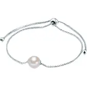 Valero Pearls Braccialetto argento / bianco perla