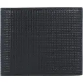 Davidoff Paris Portafoglio Vera Pelle 11.5 cm nero