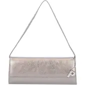PICARD Auguri Pochette Vera Pelle 26 cm grigio